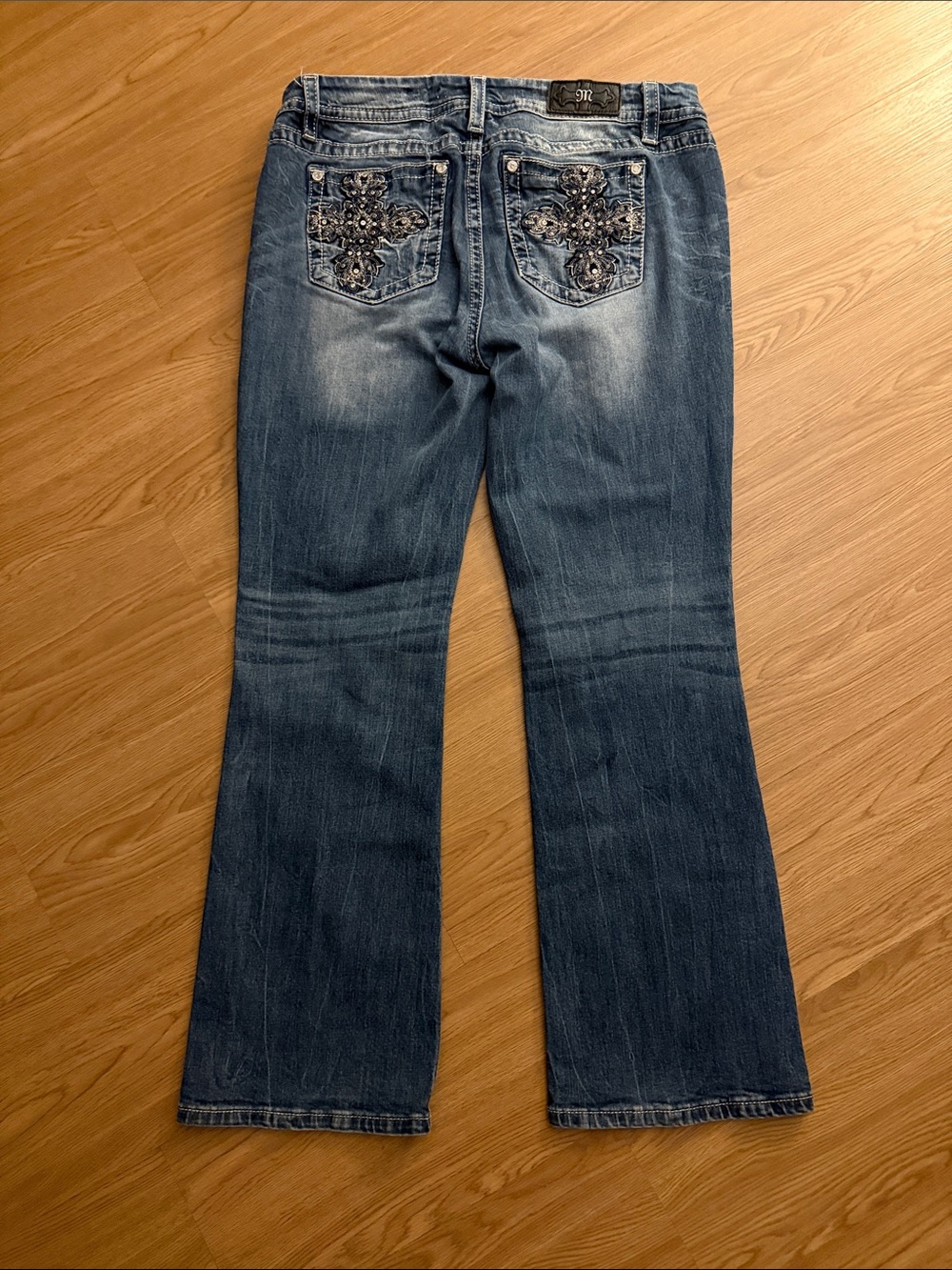 Embellished Miss Me Bootcut Women's Jeans